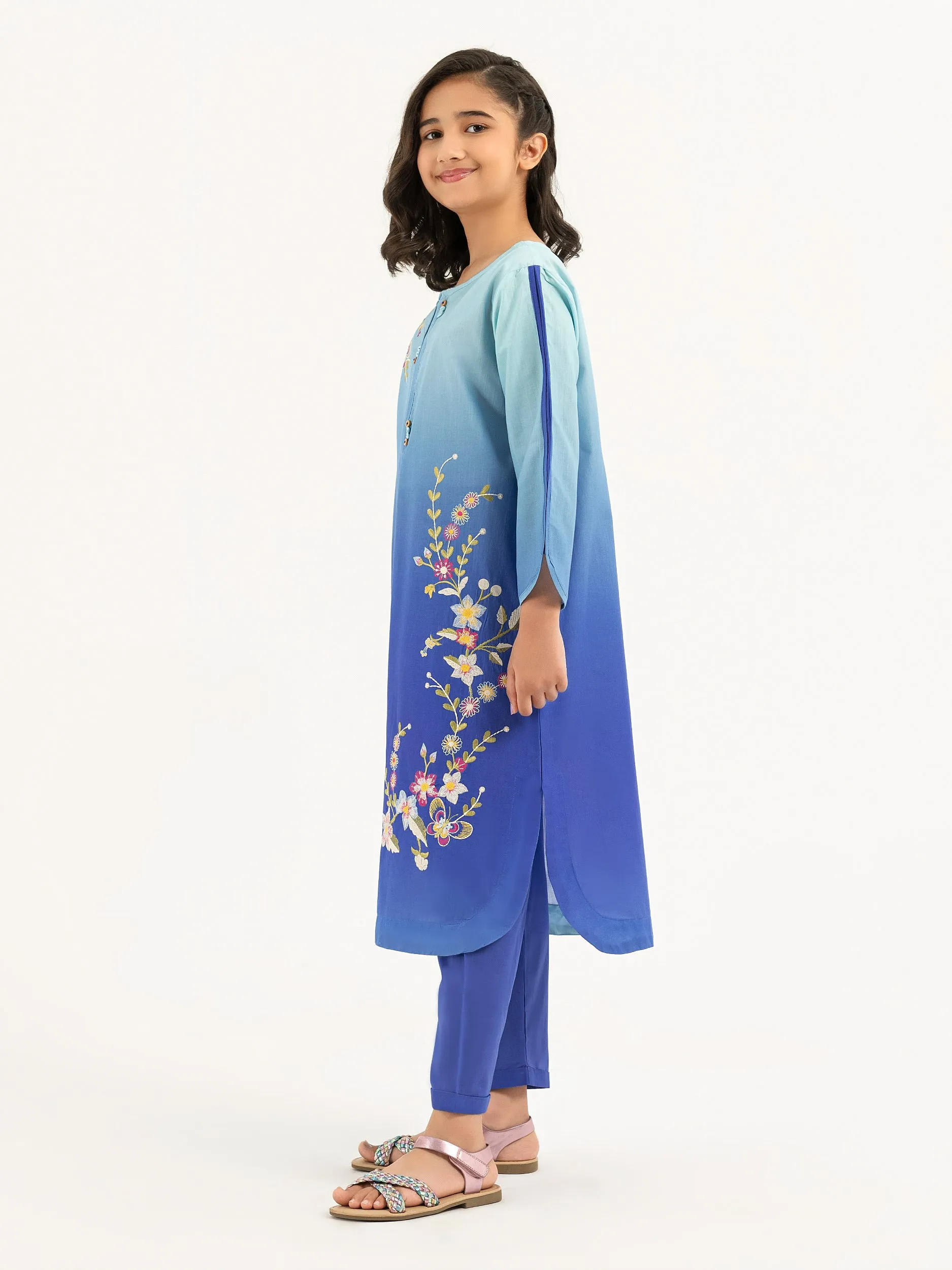 2 Piece Lawn Suit-Embroidered (Pret)