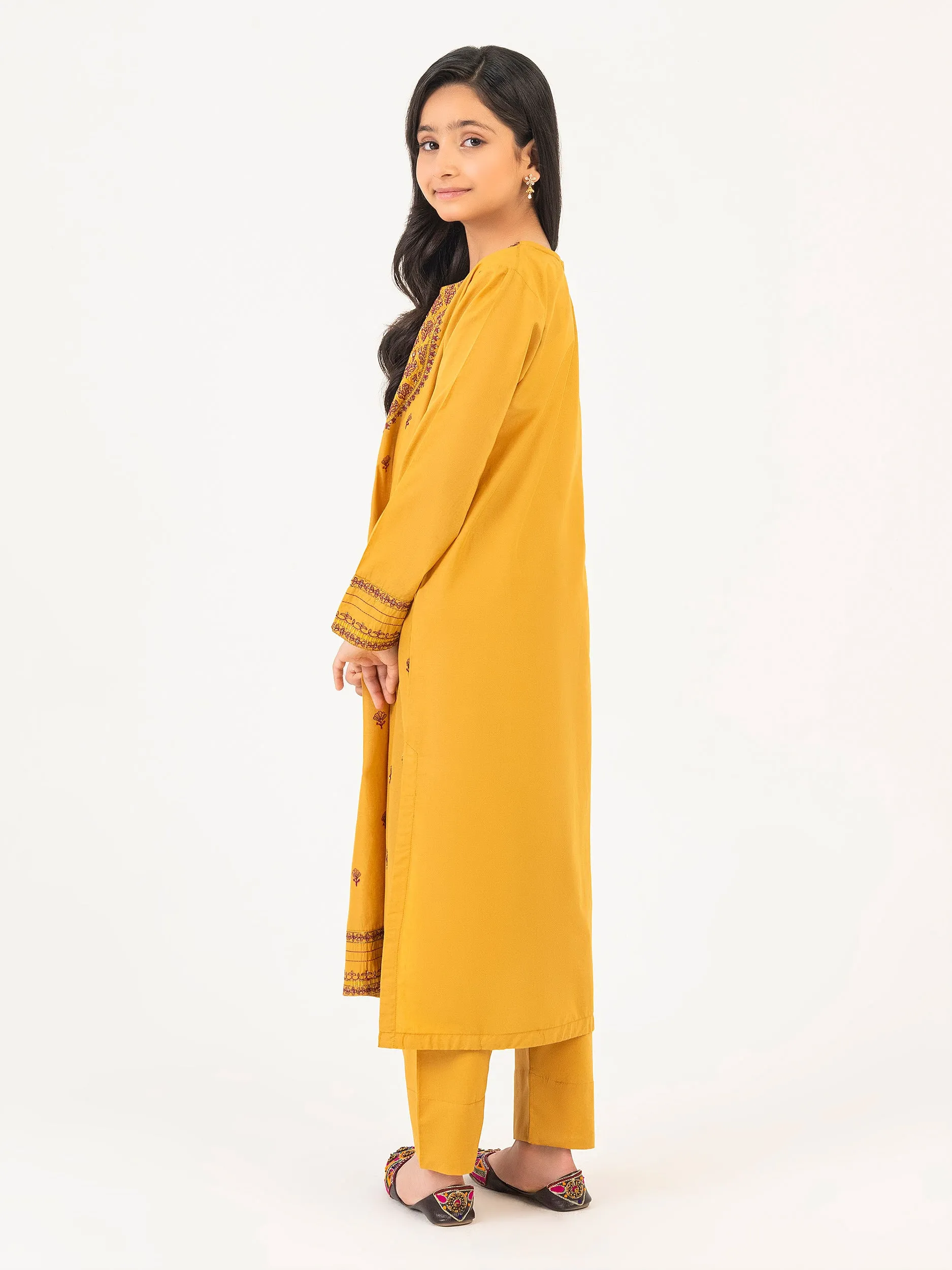 2 Piece Lawn Suit-Embroidered