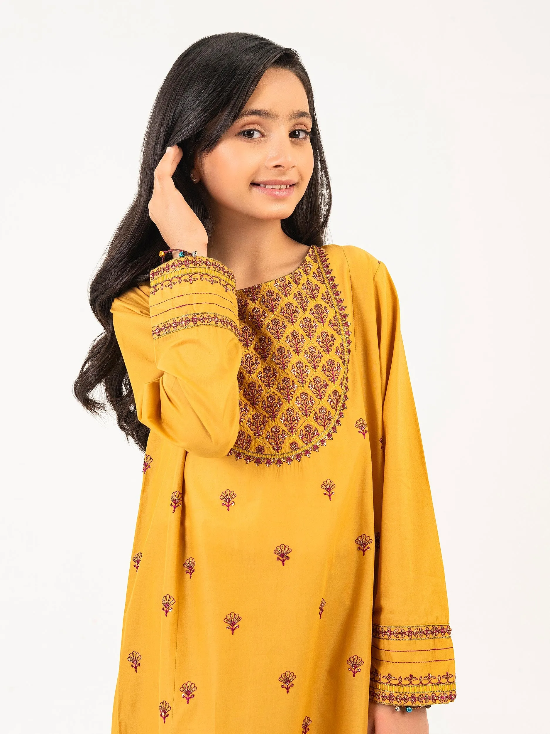 2 Piece Lawn Suit-Embroidered