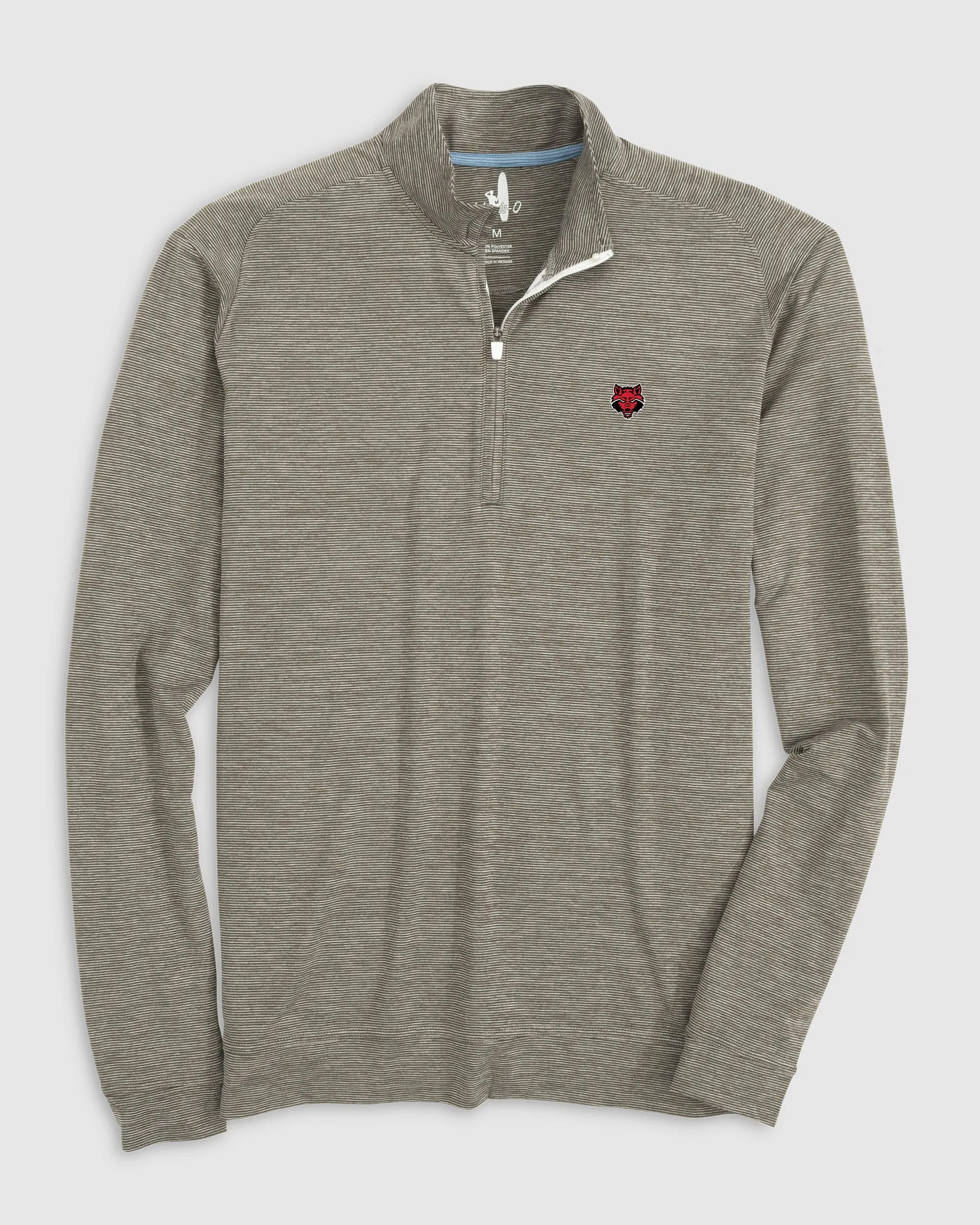 Arkansas State Vaughn Striped Performance 1/4 Zip