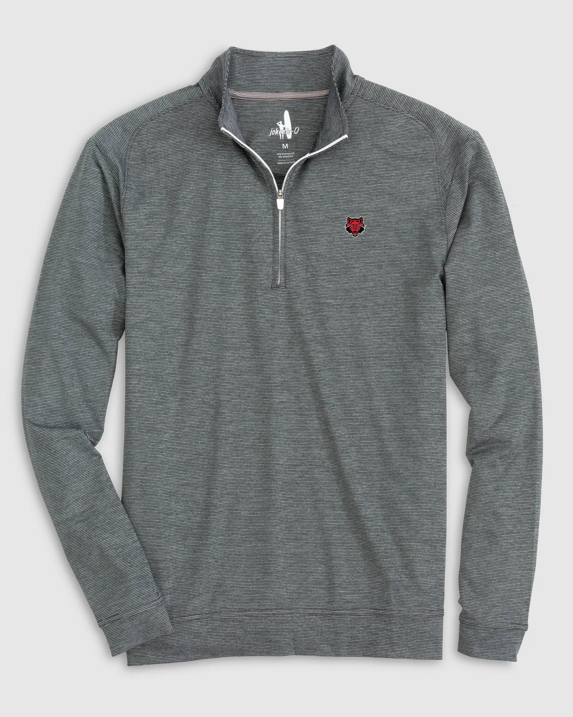 Arkansas State Vaughn Striped Performance 1/4 Zip
