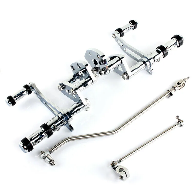 Attitude Inc Forward Controls Polished, 12 in forward, for Harley-Davidson Sportster XL883 XL1200 2004-2013, Polished, Kit