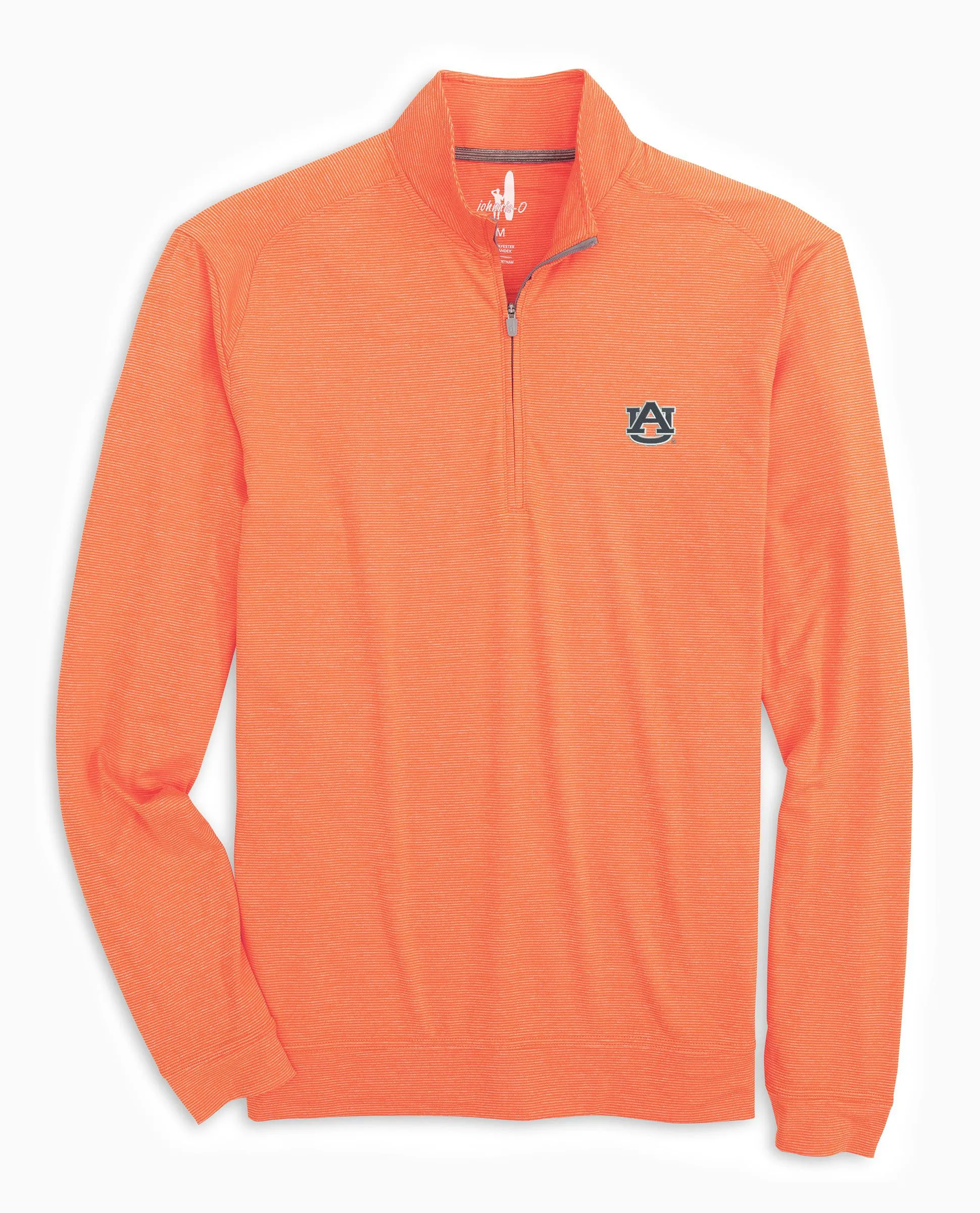 Auburn Vaughn Striped Performance 1/4 Zip
