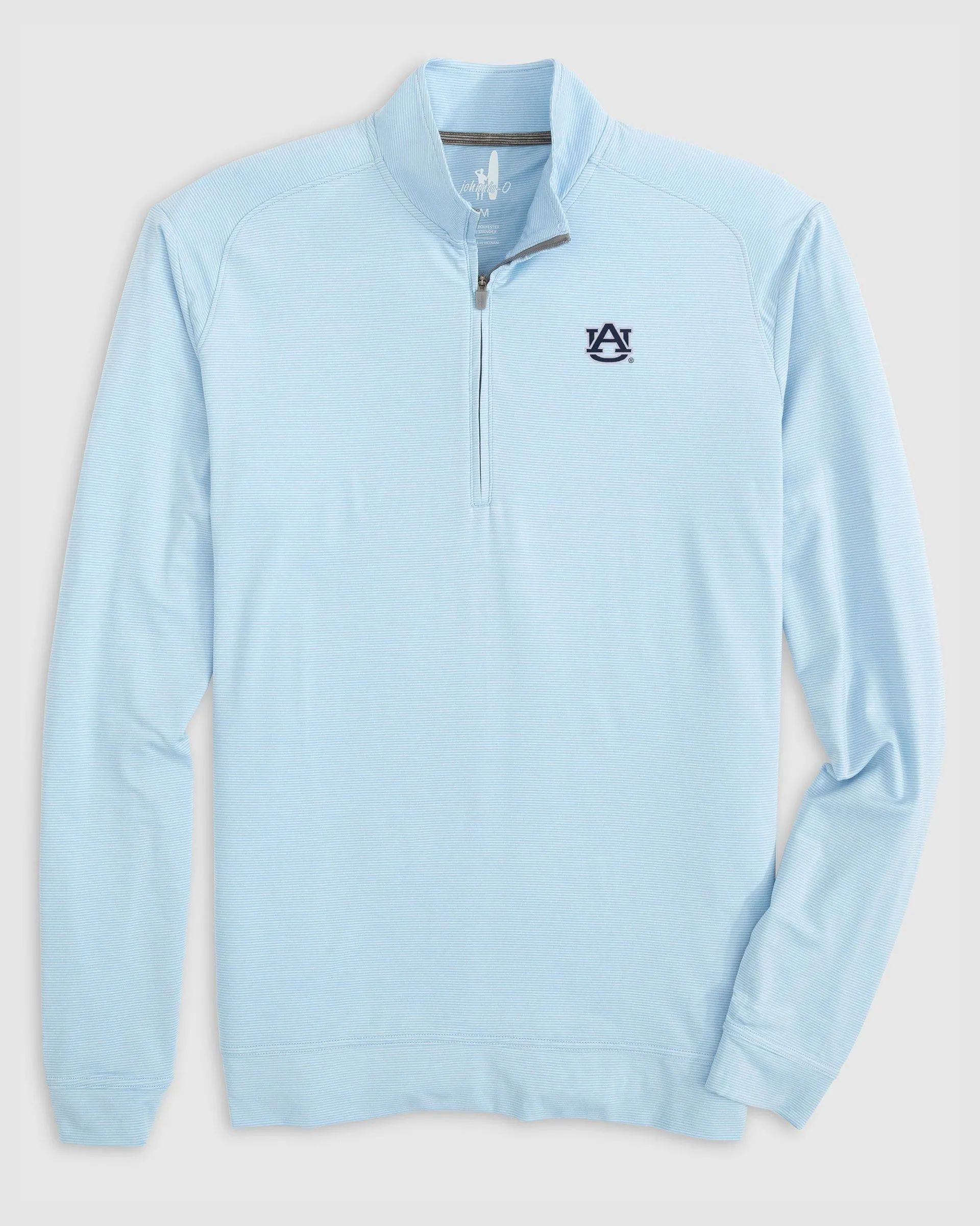 Auburn Vaughn Striped Performance 1/4 Zip