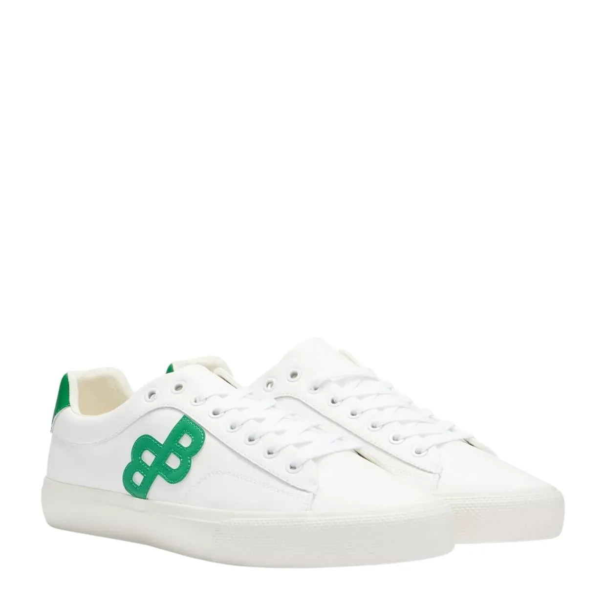 BOSS Aiden Tenn Double Monogram White Trainers