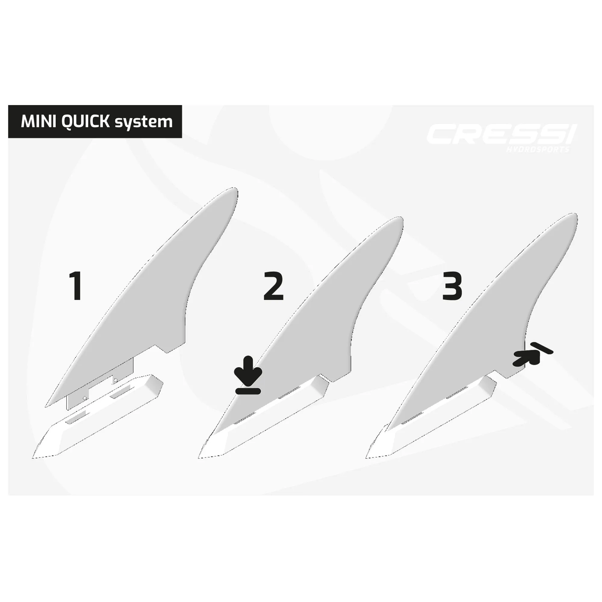 Cressi Mini Quick Skeg Fin 7''