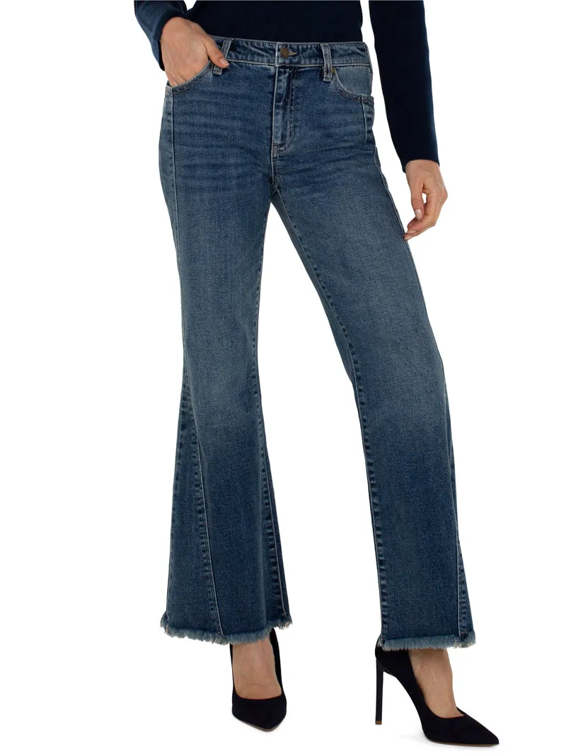 Liverpool Hannah with Front Seaming and Fray Hem - Goodwell