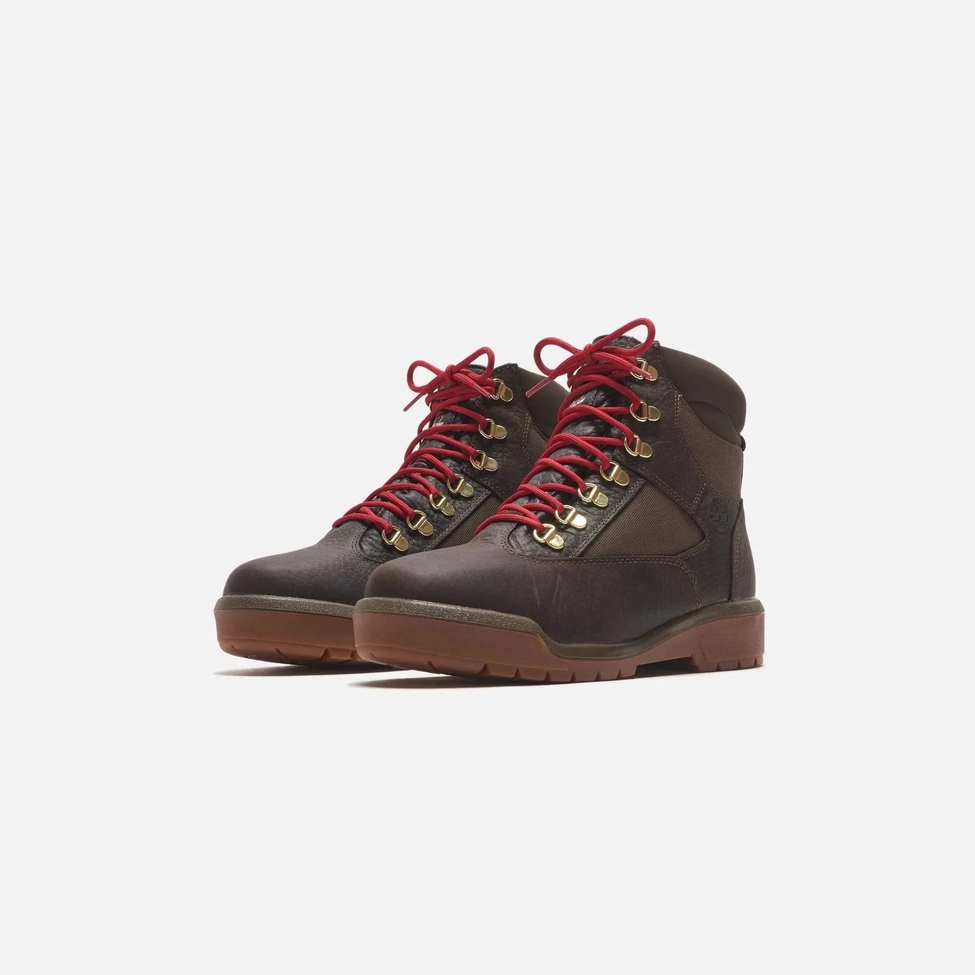 Men's Timberland Field Boot 6 Inch Waterproof Boot - BROWN/RED