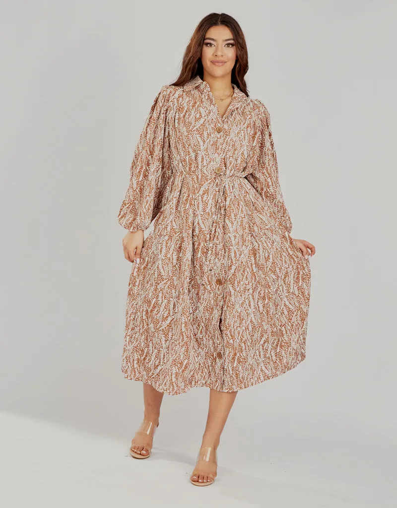 Sibel Print Dress