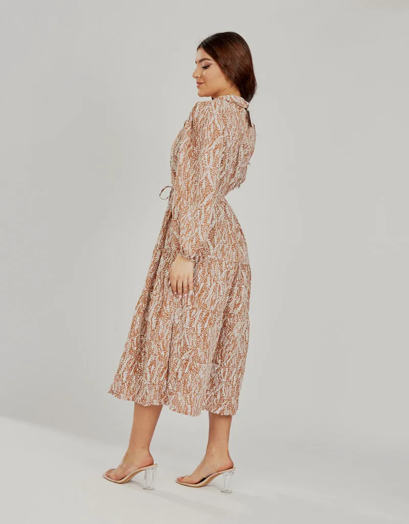 Sibel Print Dress
