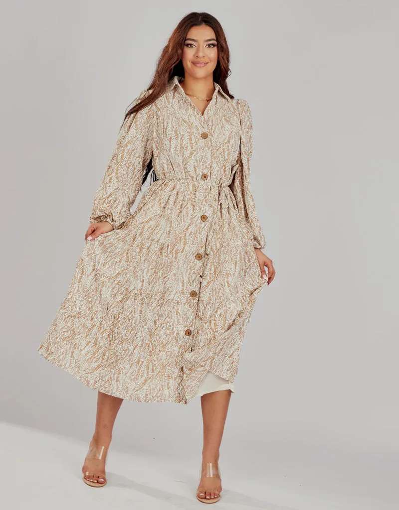 Sibel Print Dress
