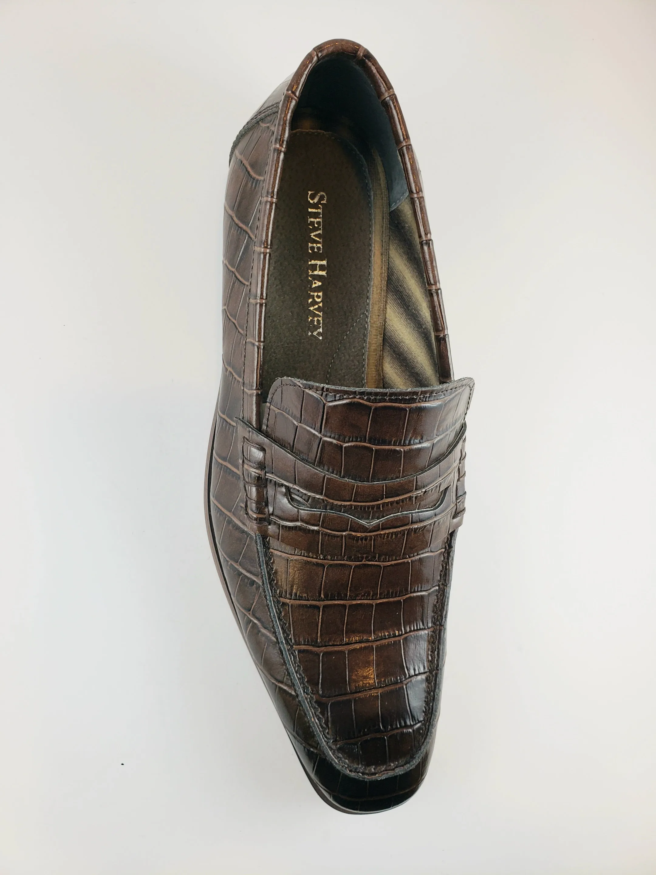 Steve Harvey Croc print Shoes