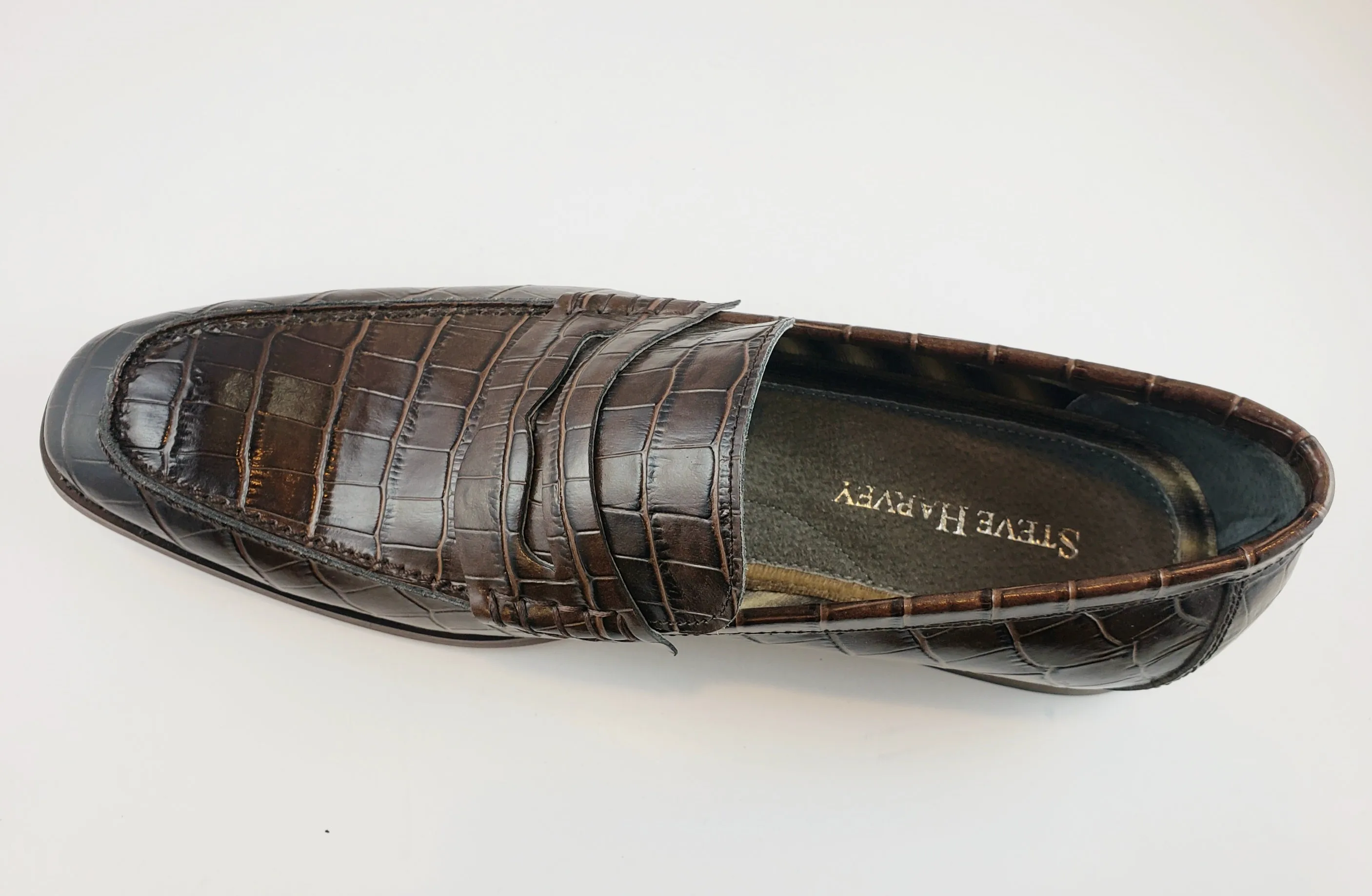 Steve Harvey Croc print Shoes
